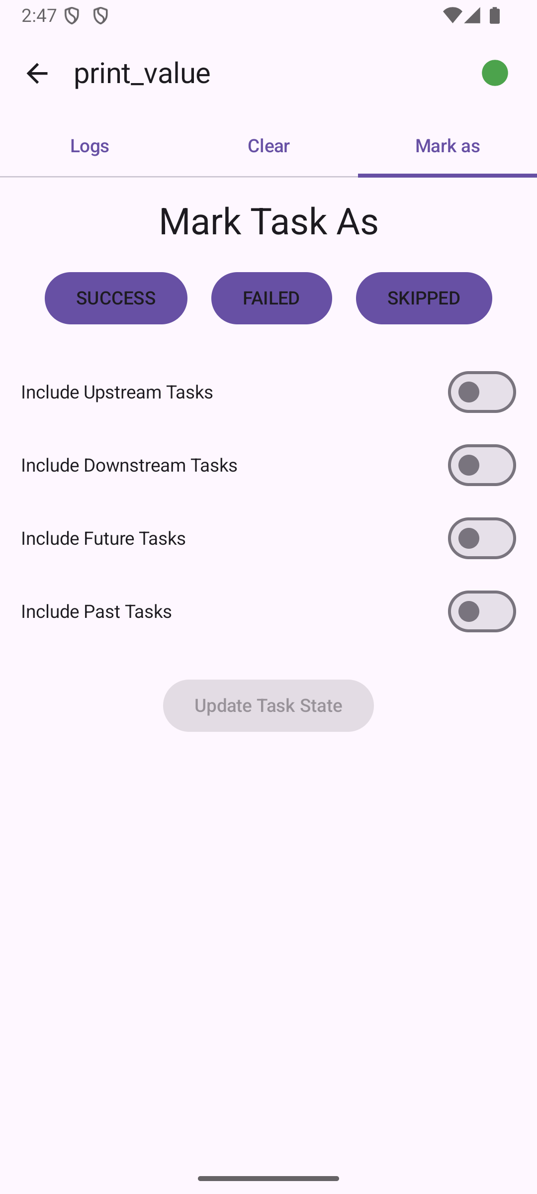 Screenshot 4: Mark As